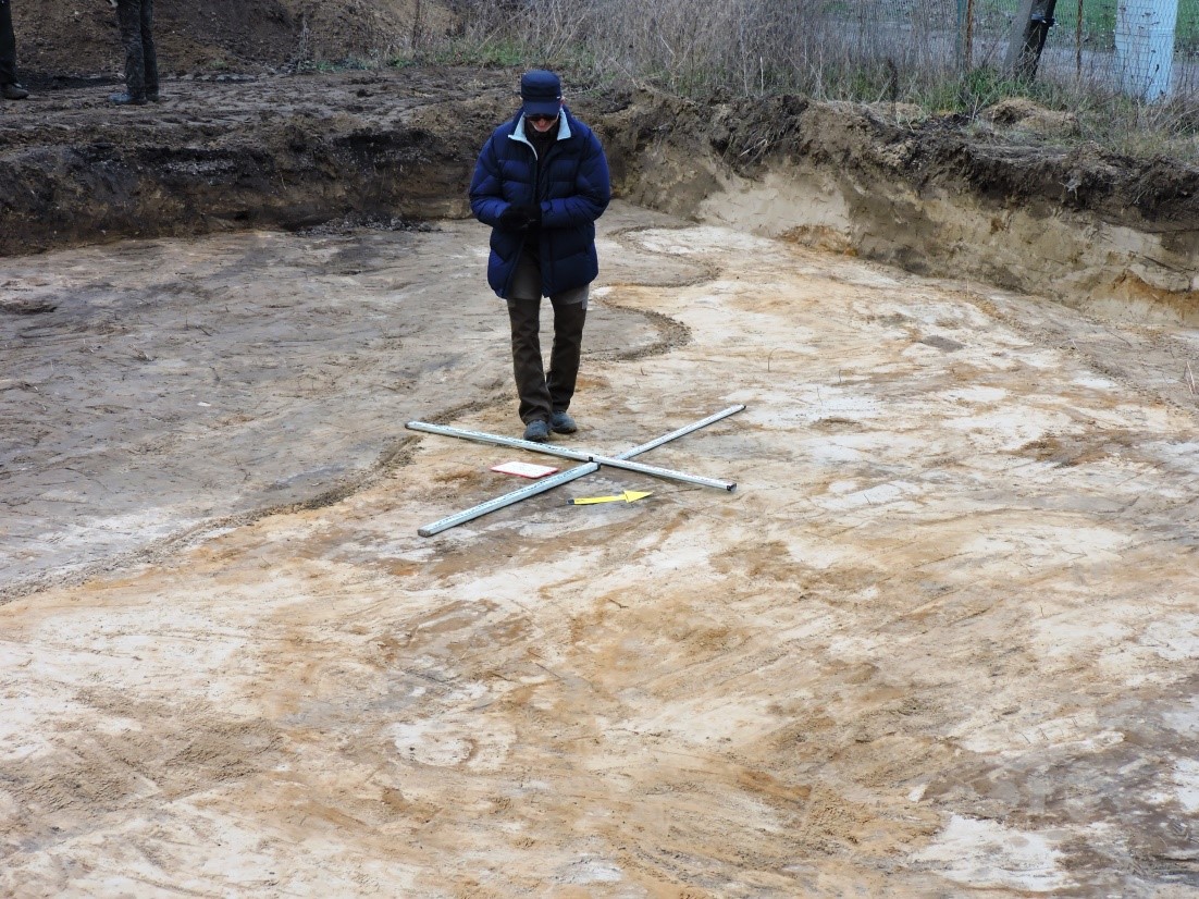 Nadzór archeologiczny przy budowie wieży w Marcinkowie, gm. Inowrocław, pow. inowrocławski, woj. kujawsko-pomorskie