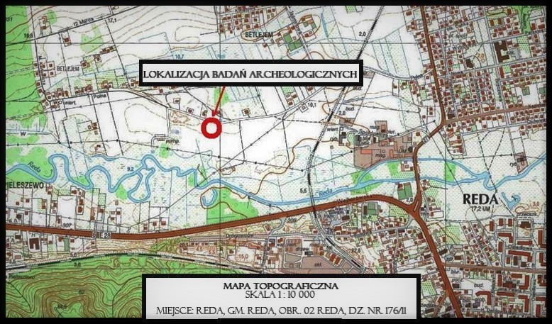 MAPA 1Lokalizacja inwestycji, mapa topograficzna, skala 1 : 10 000.